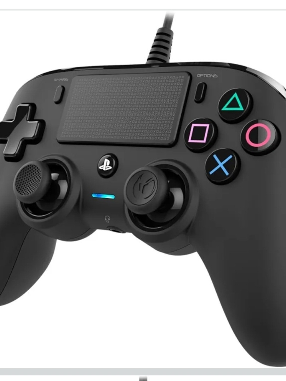 NACON Wired PS4 Controller PlayStation 4 PC Gamepad 3M Cable Black